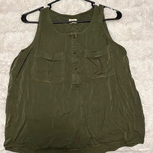Green blouse/ tank. Size small.